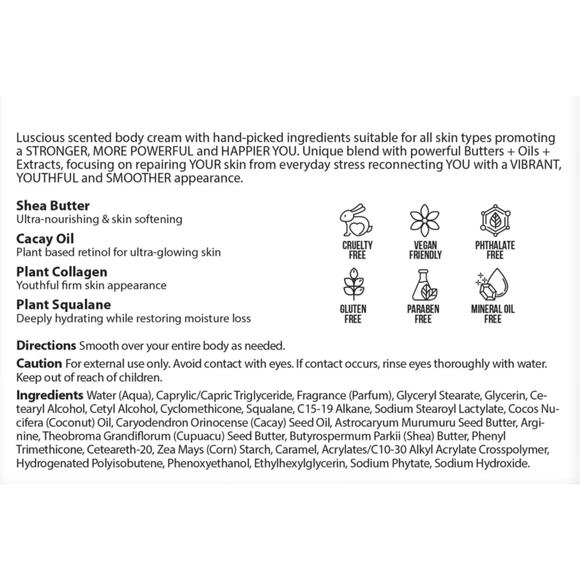 New! Nutrius Brazilian Body Butter Cream Botanical Bliss , 6 FL OZ - Picture 4 of 5